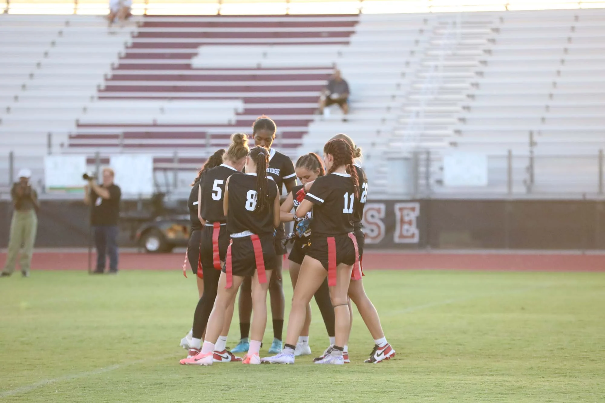 Jaguars in the huddle