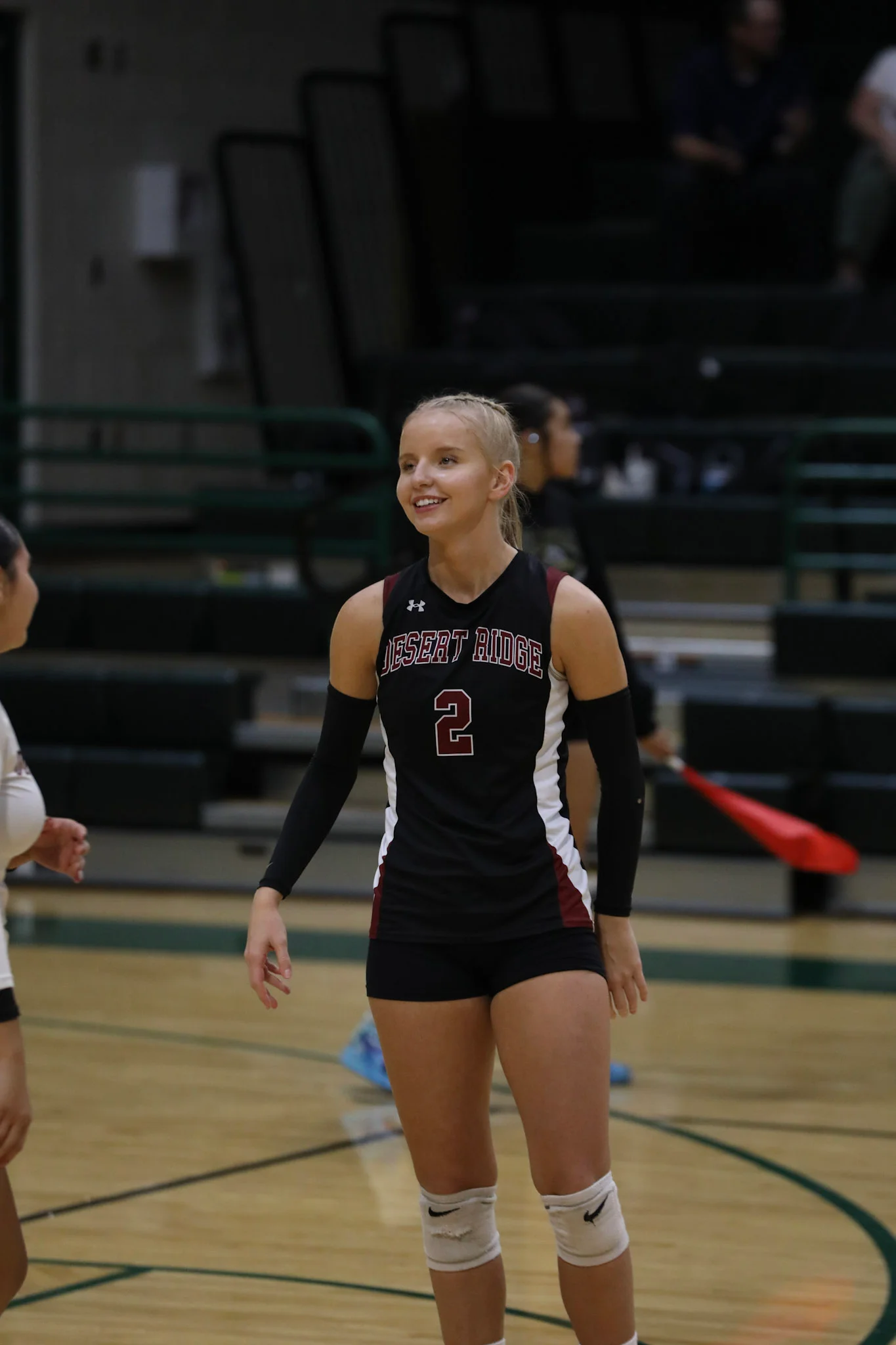 Smiles on the court against Skyline